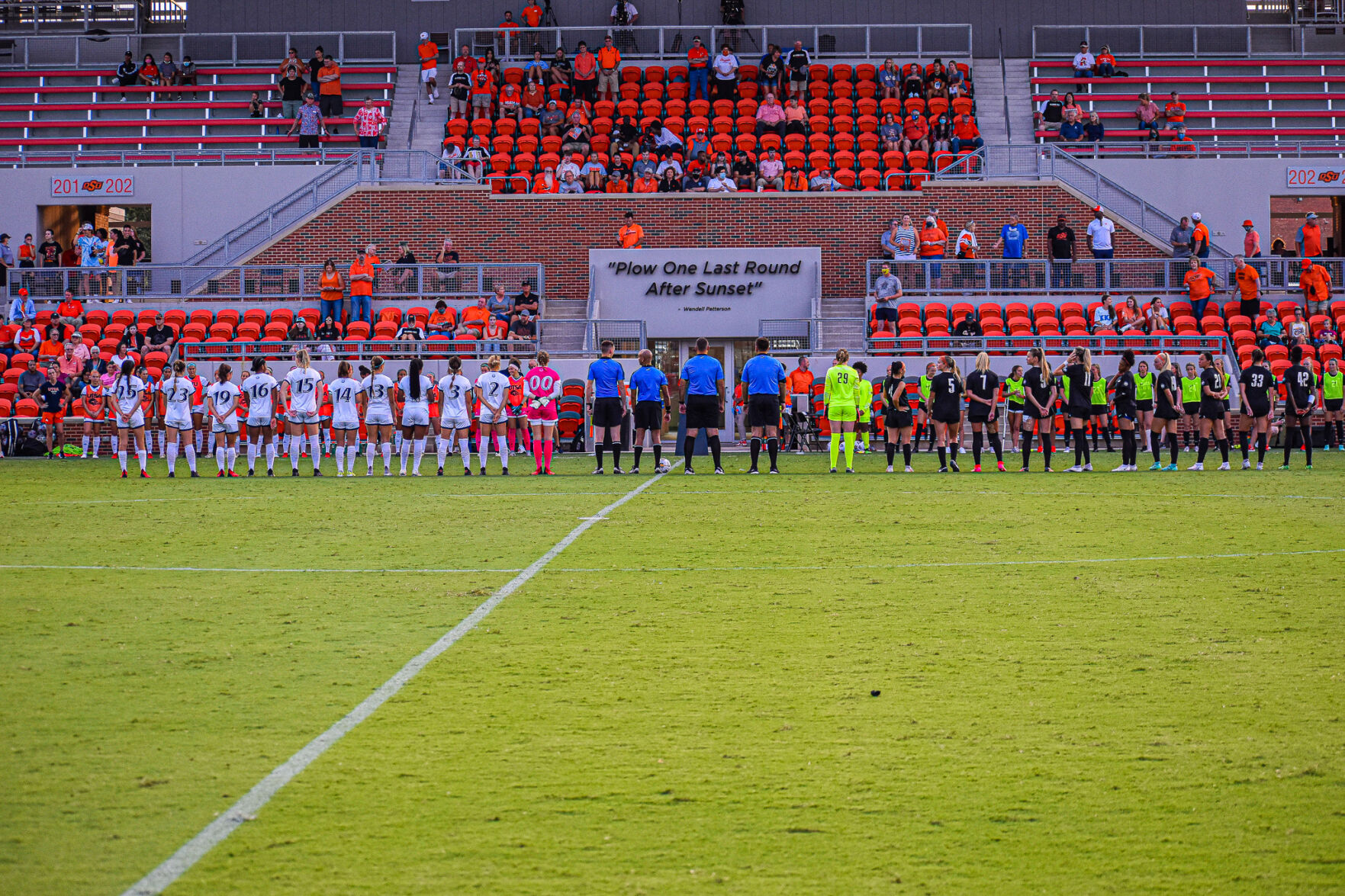 The starting lines